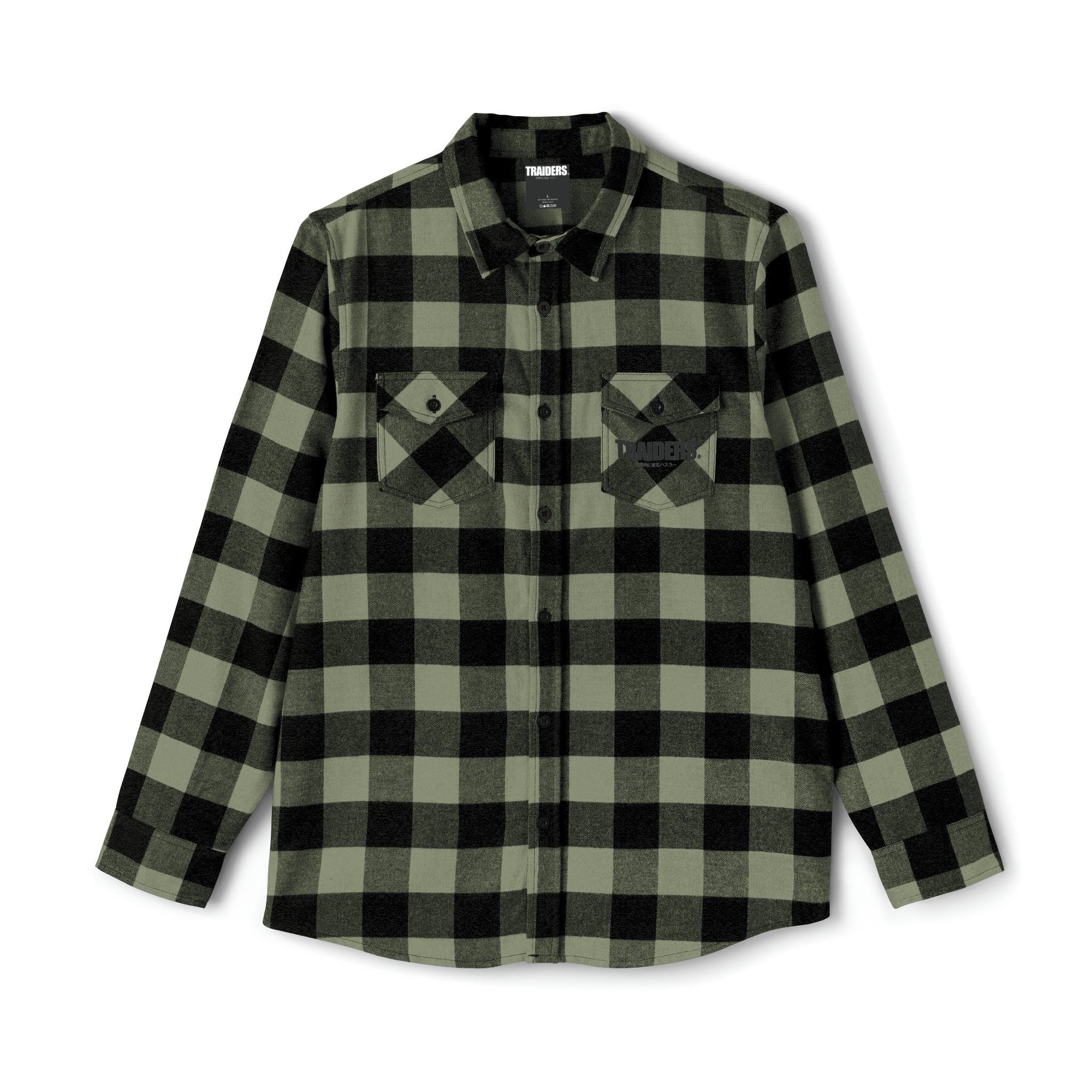 TRAIDERS BLOCK FLANNEL LS SHIRT