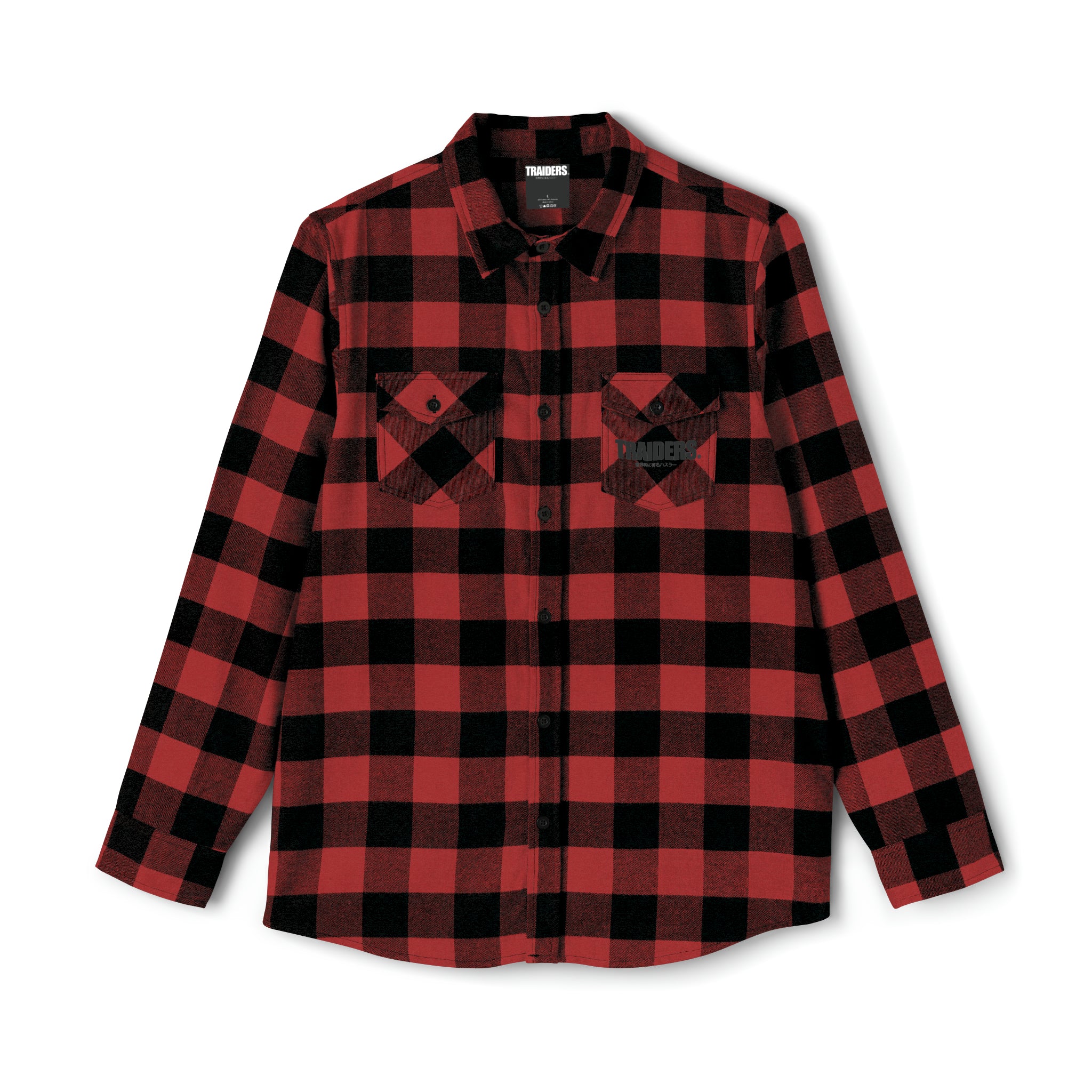 TRAIDERS BLOCK FLANNEL LS SHIRT