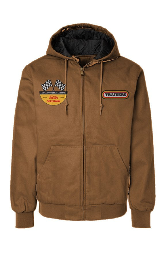 TRAIDERS GARAGE WORK JACKET BROWN